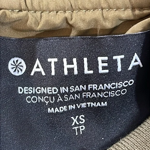 ATHLETA Endless Bomber Jacket Women's Size XS - Picture 8 of 11